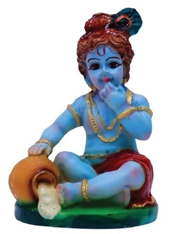 SREE KRISHNA STATUE           ITEM  CODE- BB879C - 3 INCH X 5 INCH, MULTICOLOUR