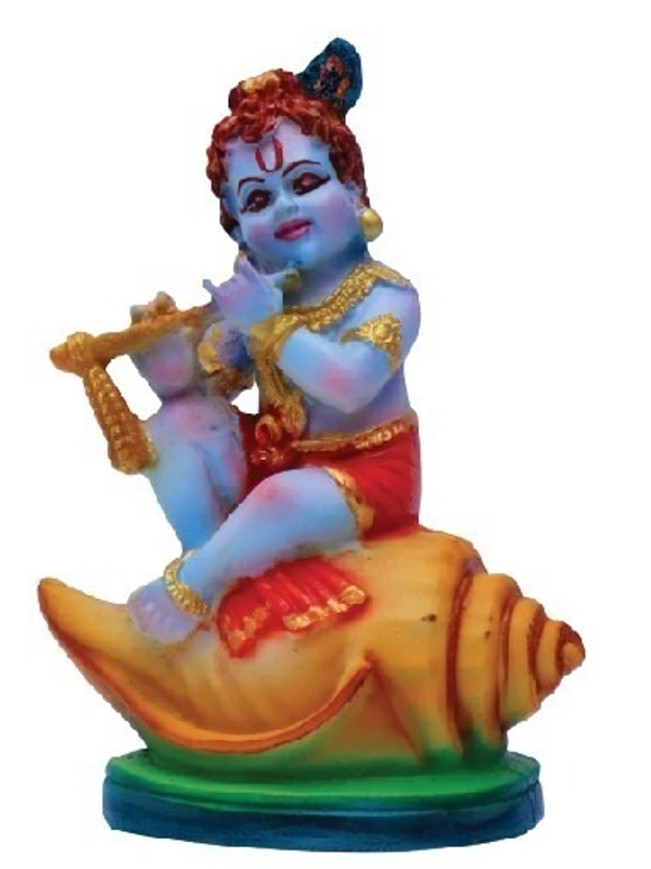 SREE KRISHNA STATUE           ITEM  CODE- BB940C - 3 INCH X 5 INCH, MULTICOLOUR