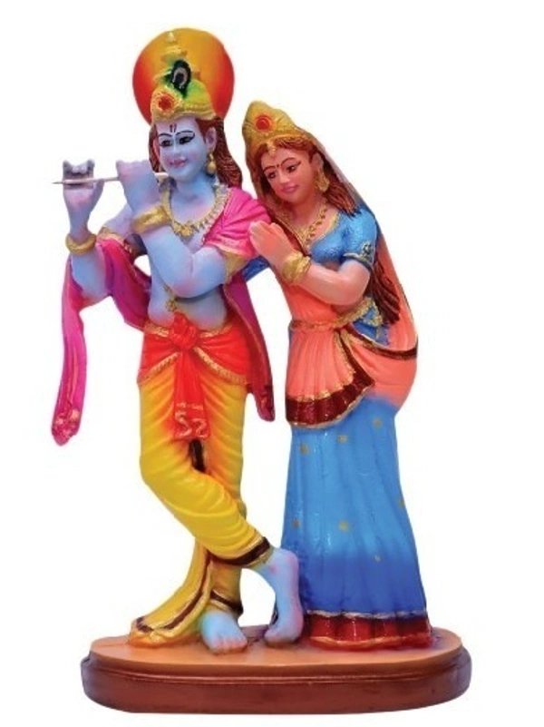 SREE RADHA KRISHNA STATUE           ITEM  CODE- BB942C - 7 INCH X12 INCH, MULTICOLOUR