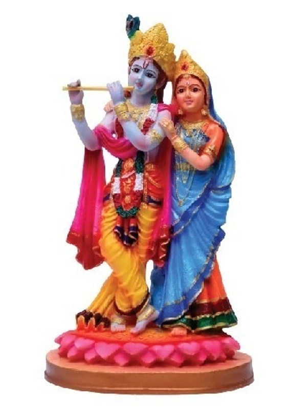 SREE RADHA KRISHNA STATUE ITEM CODE- BB945C - 8 INCH X15 INCH