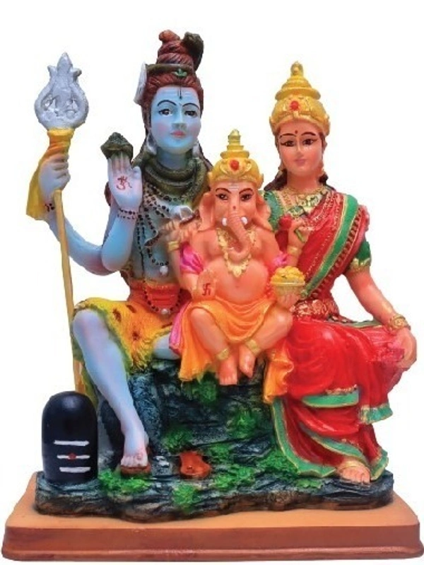SREE SHIVA FAMILY          ITEM  CODE- BB948C - 8 INCH X 12 INCH, MULTICOLOUR