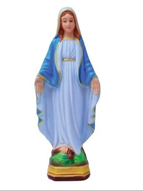 ST MARY  POLY RESIN STATUE          ITEM  CODE- BB970C - 4 INCH X 10 INCH, MULTICOLOUR