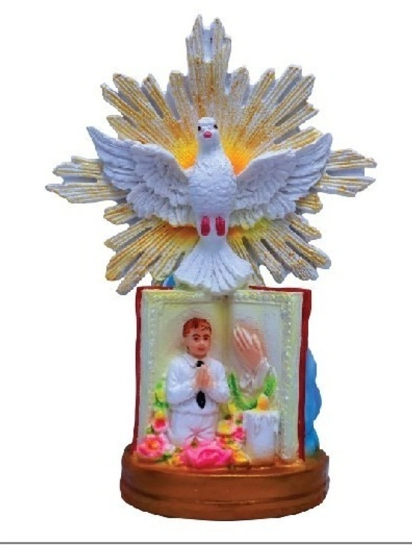 HOLY COMMUNION STATUE   POLY RESIN  MATERIAL          ITEM  CODE- BB980CB - 7 INCH X 10 INCH, MULTICOLOUR
