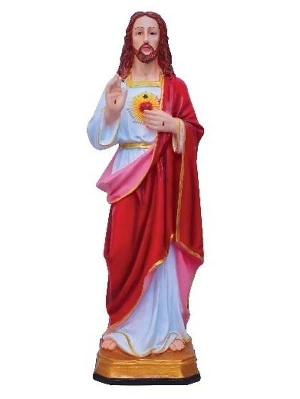 JESUS POLY RESIN STATUE          ITEM  CODE-   BB998C - 9 INCH X 26 INCH, MULTICOLOUR