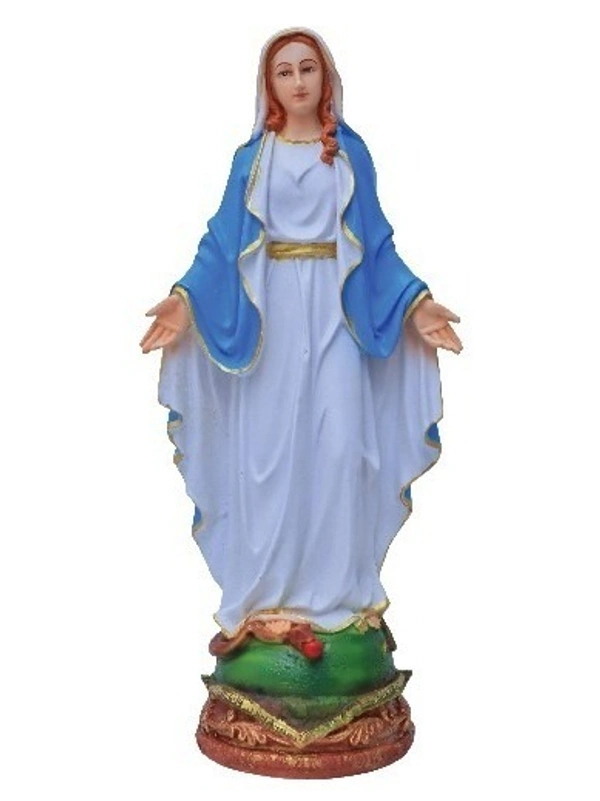 ST MARY  POLY RESIN STATUE          ITEM  CODE- BB1002C - 8 INCH X 17 INCH, MULTICOLOUR