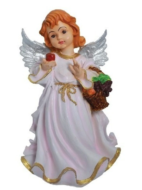 ANGEL STATUE POLY RESIN MATERIAL ITEM CODE- BBBB1016C - 9 INCH X 16 INCH, MULTICOLOUR