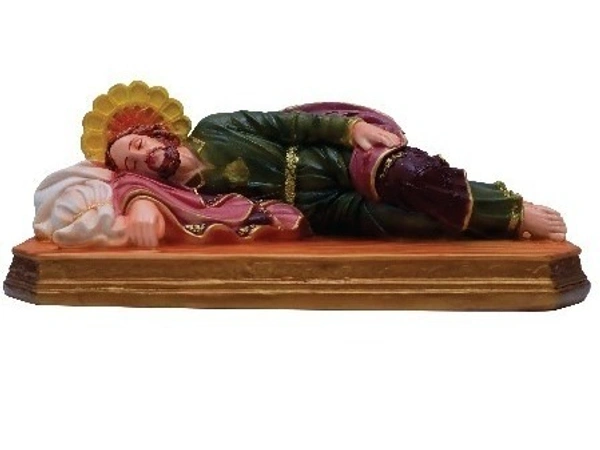 ST JOSEPH  POLY RESIN STATUE          ITEM  CODE- BB1019C - 11 INCH X 4 INCH, MULTICOLOUR