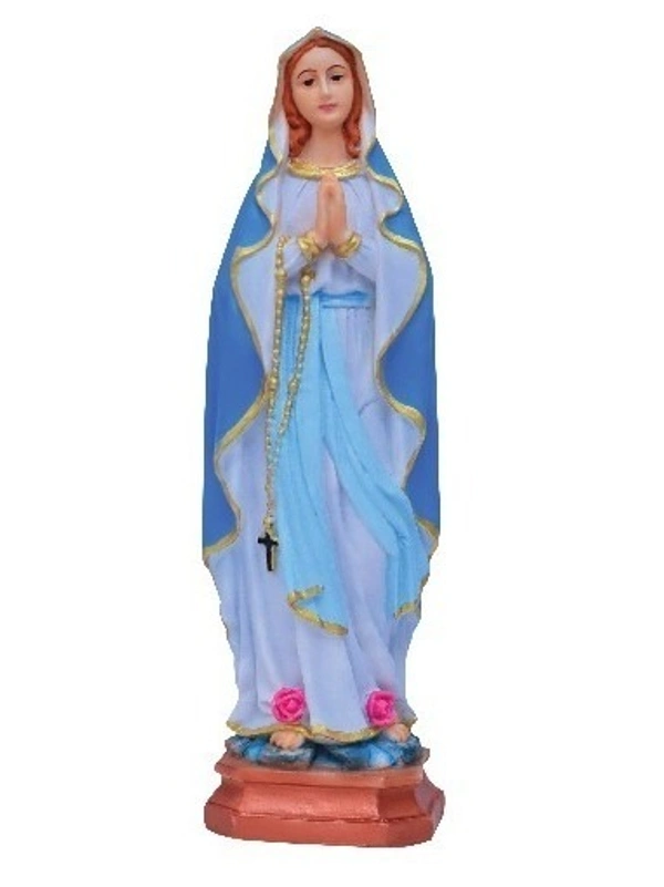 ST MARY POLY RESIN STATUE ITEM CODE- BB1022C - 4 INCH X 12 INCH, MULTICOLOUR