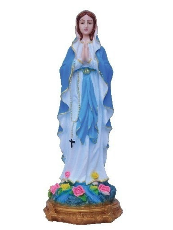 ST MARY  POLY RESIN STATUE          ITEM  CODE- BB1034C - 6 INCH X 16 INCH, MULTICOLOUR