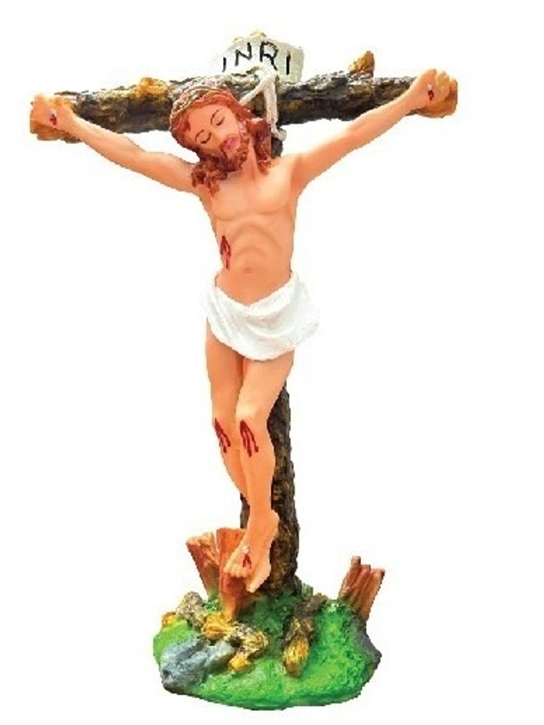 HOLY CROSS POLY RESIN           ITEM  CODE- BB670M3 - 5 INCH X 8 INCH, MULTICOLOUR