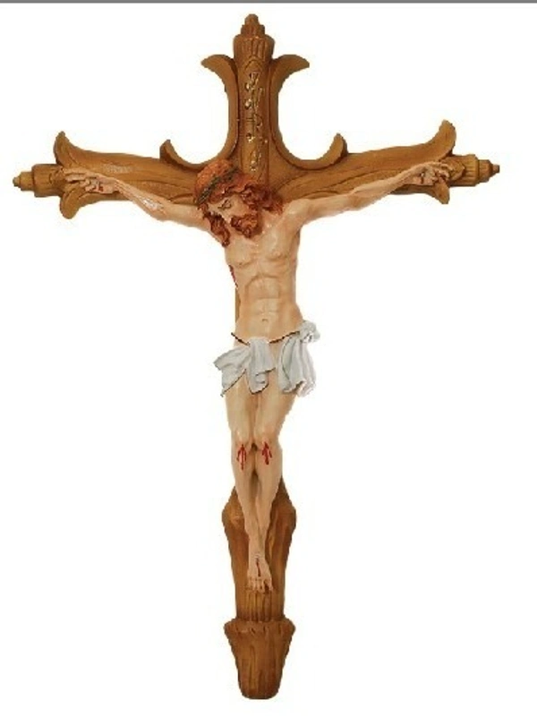 HOLY CROSS POLY RESIN           ITEM  CODE- BB1052C - 14 INCH X 20 INCH, MULTICOLOUR