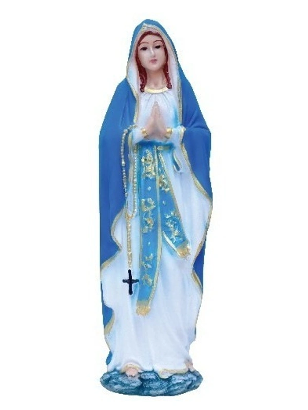 ST MARY POLY RESIN STATUE ITEM CODE- BB1169C - 4 INCH X 11 INCH, MULTICOLOUR