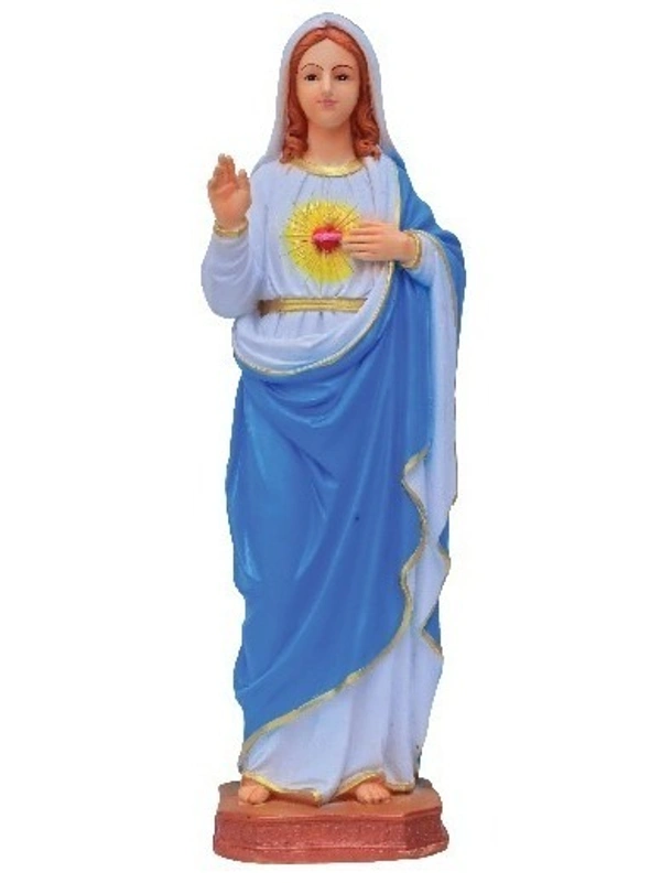 ST MARY POLY RESIN STATUE ITEM CODE- BB1184C - 5 INCH X 17 INCH, MULTICOLOUR