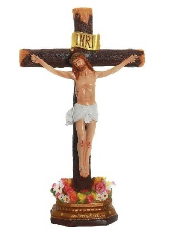 HOLY CROSS POLY RESIN           ITEM  CODE- BB1193C - 12 INCH X 20 INCH, MULTICOLOUR