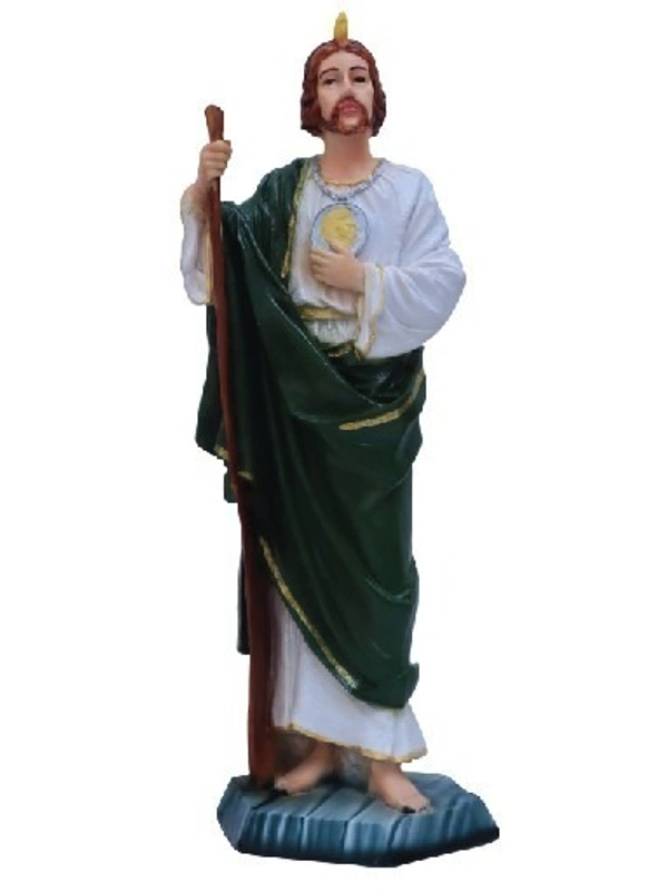 ST. JUDE POLY RESIN STATUE          ITEM  CODE- BB1203C - 4 INCH X 13 INCH, MULTICOLOUR