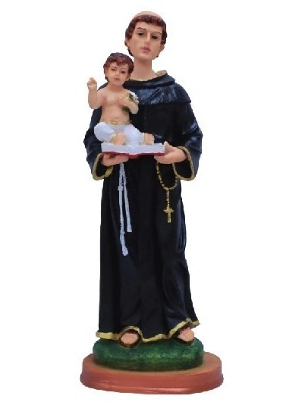 ST ANTONY  POLY RESIN STATUE          ITEM  CODE- BB1204C - 5 INCH X 12 INCH, MULTICOLOUR
