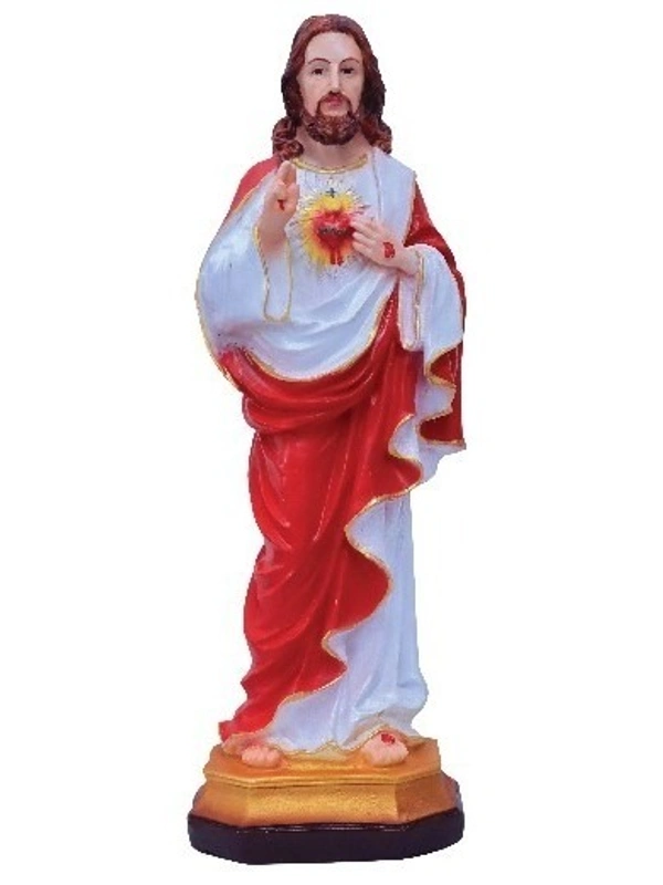 JESUS POLY RESIN STATUE          ITEM  CODE-  BB1222C - 5INCHX14INCH, MULTICOLOUR