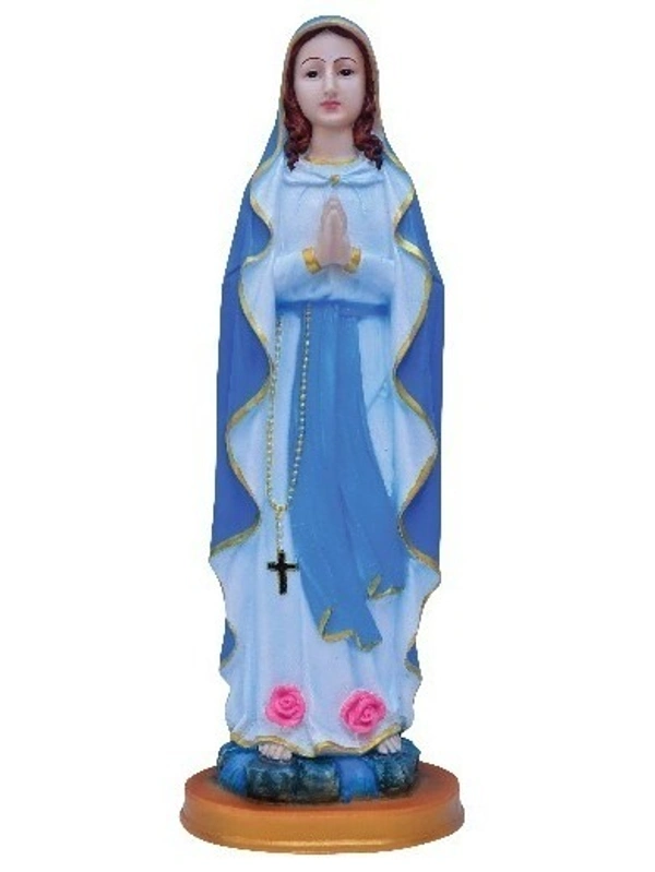 ST MARY POLY RESIN STATUE ITEM CODE- BB1241C - 5 INCH X 17 INCH, MULTICOLOUR