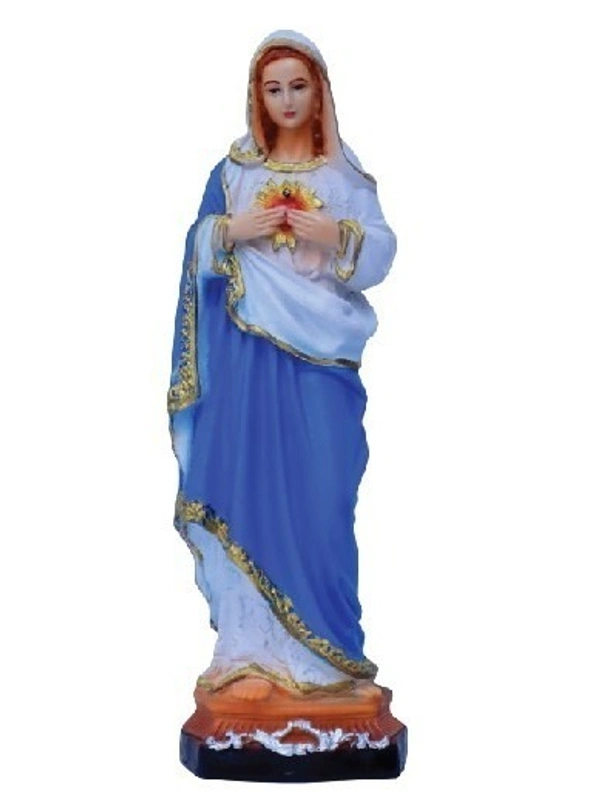 ST MARY  POLY RESIN STATUE          ITEM  CODE- BB1260C - 3 INCH X 11 INCH, MULTICOLOUR