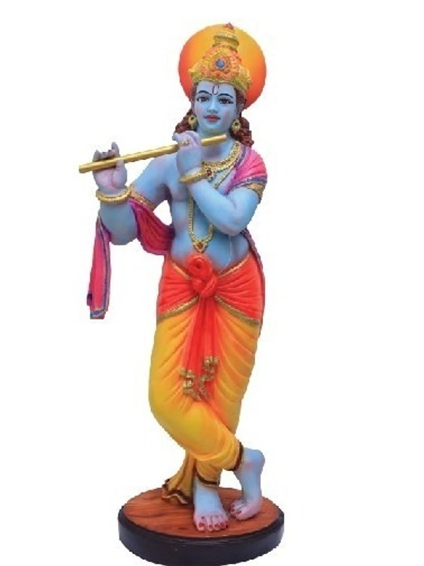 SREE KRISHNA STATUE           ITEM  CODE- BB1279C - 8 INCH X 25 INCH, MULTICOLOUR