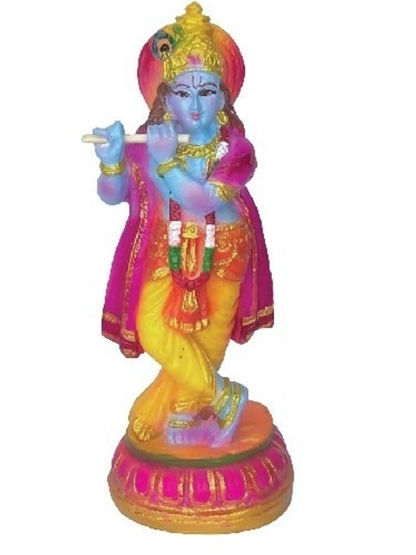 SREE KRISHNA STATUE           ITEM  CODE- BB1318C - 2 INCH X 6 INCH, MULTICOLOUR
