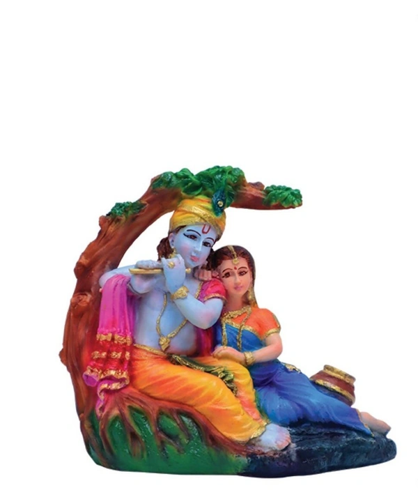 Arch Radha Krishna  Multicolour - Width - 6 inch Height - 7 inch, Multicolour, 100