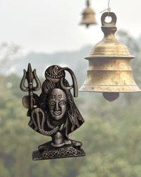 Lord Shiva Meta Car Dash board Statue Combo Pack - 2 Nos