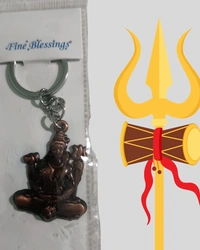 Lord Shiva Key Chain Metal Combo Pack - 3 Nos