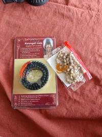8 mm Karungali + Thulsi Mala Combo Offer - Natural