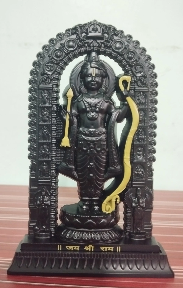 RAM LALLA STATUE BLACK COLOUR ITEM CODE BBR1038B - 6.5 inch, BLACK