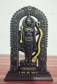 RAM LALLA STATUE BLACK COLOUR ITEM CODE BBR1038B - 6.5 inch, BLACK