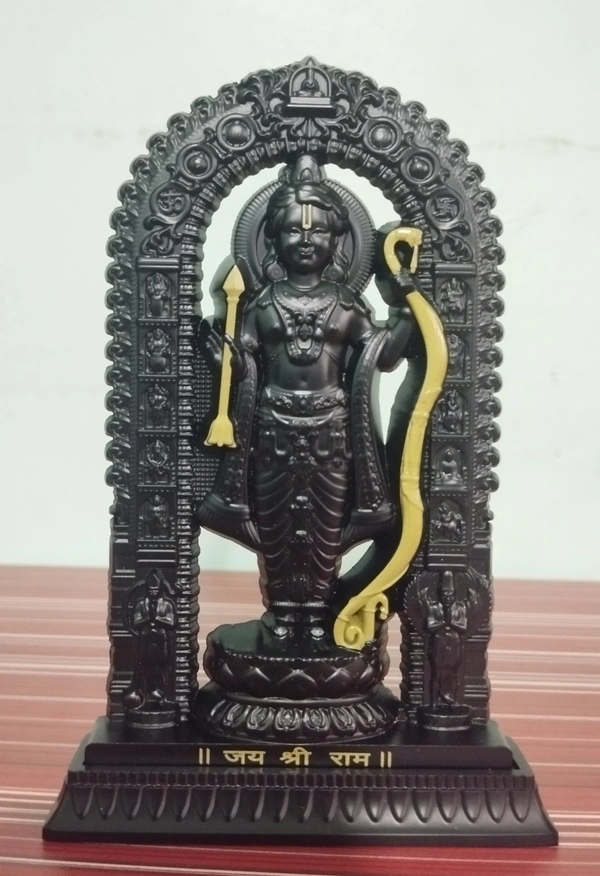 RAM LALLA STATUE BLACK COLOUR ITEM CODE BBR1038B - 6.5 inch, BLACK