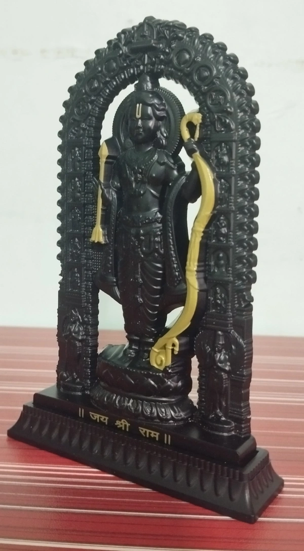 RAM LALLA STATUE BLACK COLOUR ITEM CODE BBR1038B - 6.5 inch, BLACK