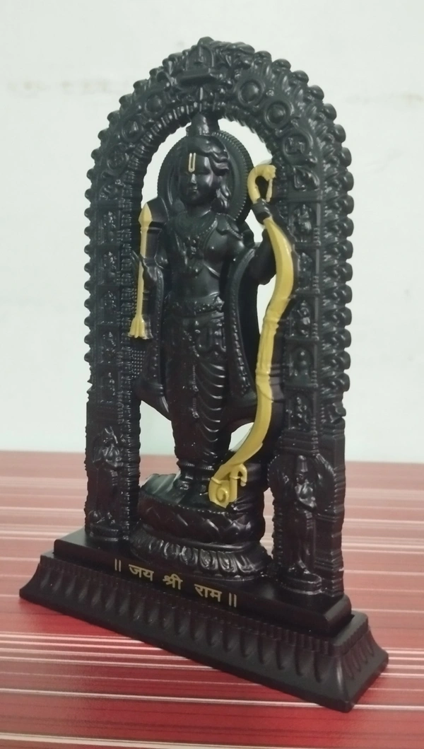 RAM LALLA STATUE BLACK COLOUR ITEM CODE BBR1038B - 6.5 inch, BLACK