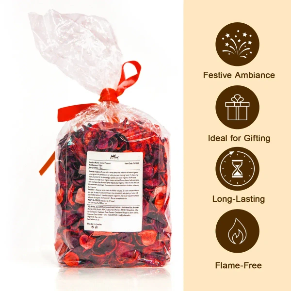 PAN AROMA Pan Aromas 150gm Potpourri- Rose - 150G