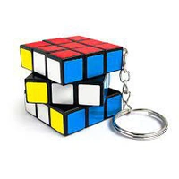 Mini Cube Keychain - Compact and Stylish Key Organizer - Mini