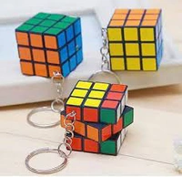 Mini Cube Keychain - Compact and Stylish Key Organizer - Mini