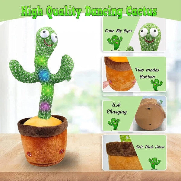 Dancing Cactus Rechargeable Cactus Plush Toys