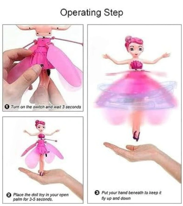 Flying Fairy Doll Multicolour