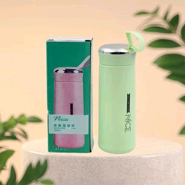 NiCE Luxury Nice Vaccum Glass Water Bottle 400ml - Snowy Mint, 400ml