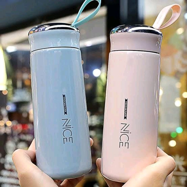 NiCE Luxury Nice Vaccum Glass Water Bottle 400ml - Snowy Mint, 400ml