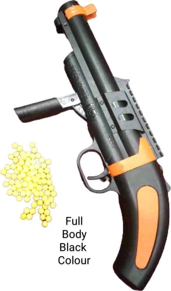 Short Gunn Type toy Gun ( Black )