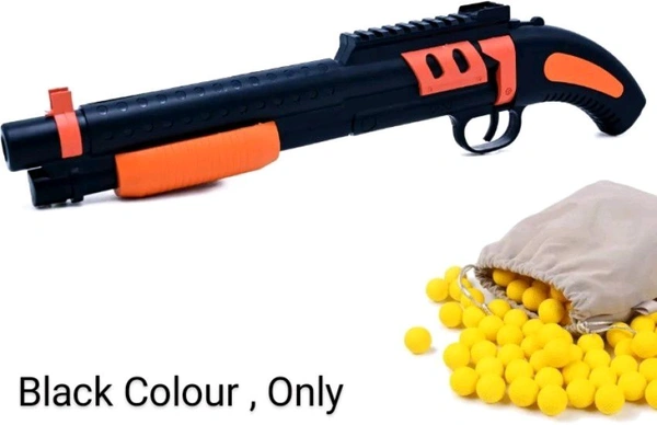 Short Gunn Type toy Gun ( Black )
