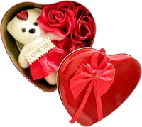 Small Heart Design , Flower with a Teddy
