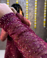 W94003 Galaxy 2 piece
Launch a shining inner with a beautifully beaded outer coat - L - 40, Wine