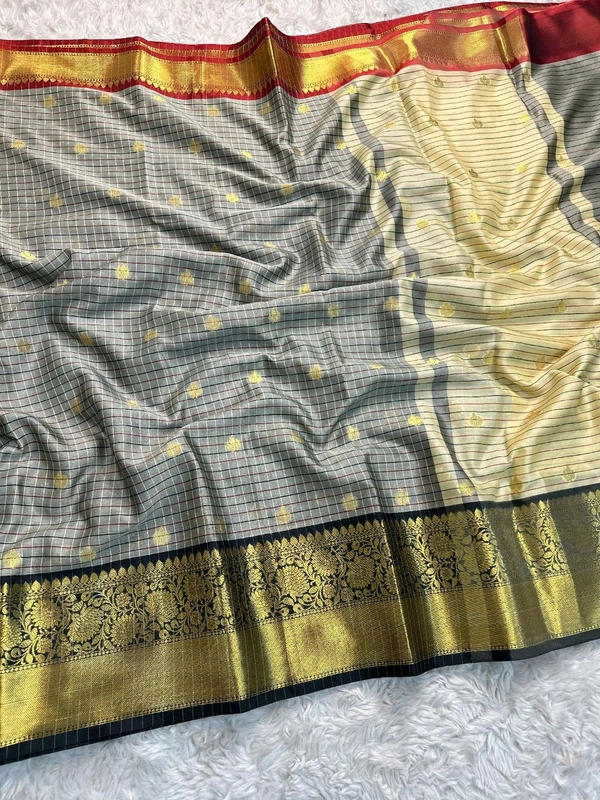 The Fusion Kanchi semi Silk saree ✨