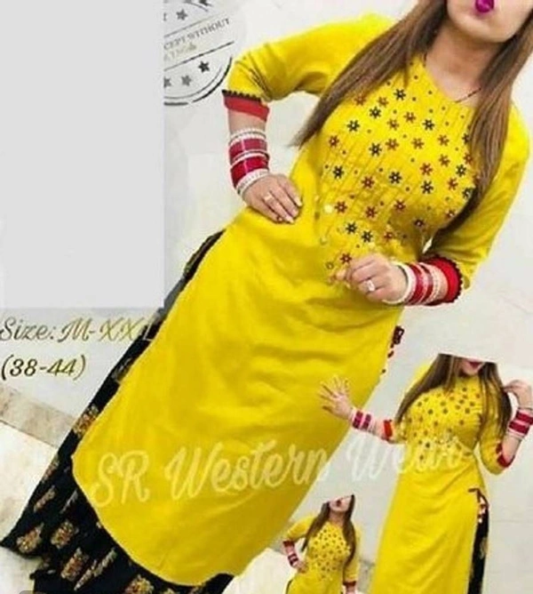 Kurta With Skirt - 3XL