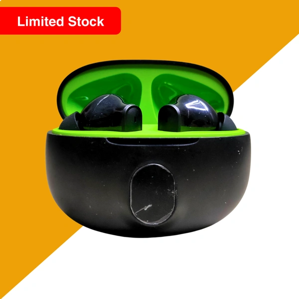 TESSCO IBUD-425 TWS Earbuds, Bluetooth 5.3, 30H Playback, 1000H Standby, 300mAh Battery Case, Low Latency 50ms, Dual Master, 10mm Drivers, Touch Control, Sweat & Water Resistant, FTD Chipset, Black, white