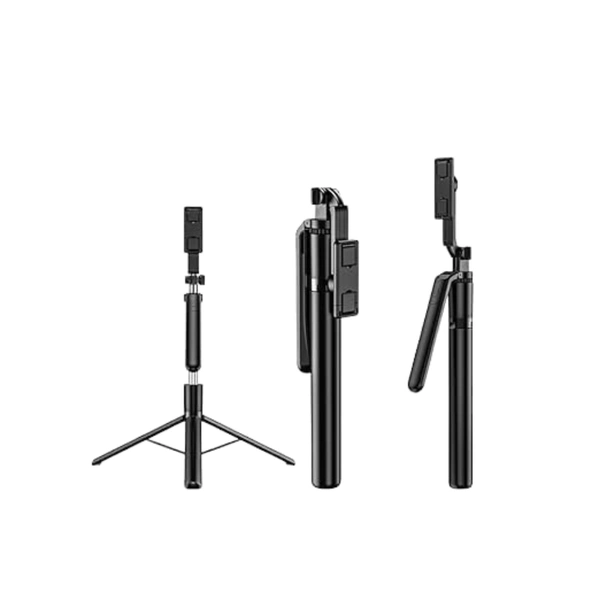 R16 Extendable Selfie Stick with Tripod Stand | 6-Section Stable Base for Vlogging, Photoshoots & Virtual Meetings