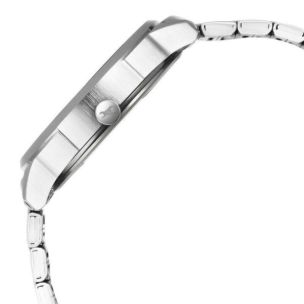 Titan Fastrack<Analog Watch> Chein Strap - Silver, Free